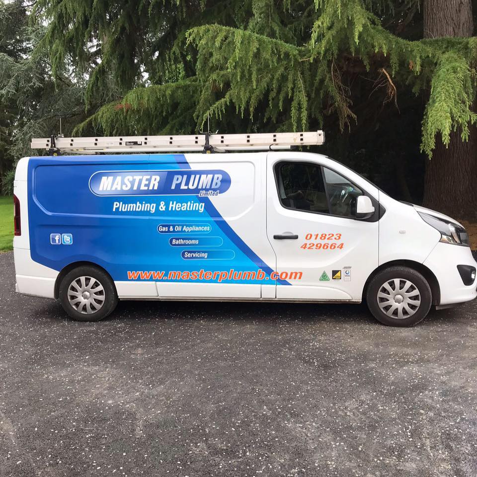 Masterplumb Van Parked In Car Park