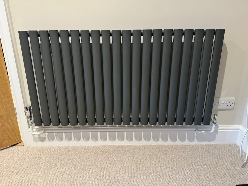 Charcoal grey radiator